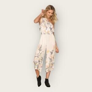 NWT | Free People | Island Time Wide Leg Jumpsuit | Ivory | Medium